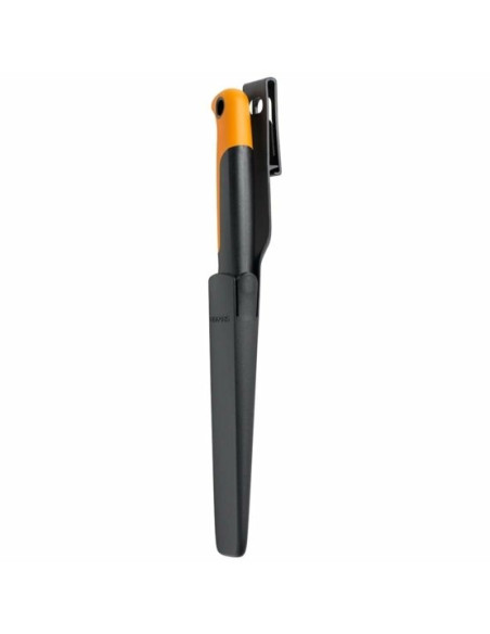 Fiskars 1062830 Nożyk Czarny, Żółty Stałe Ostrze Noża