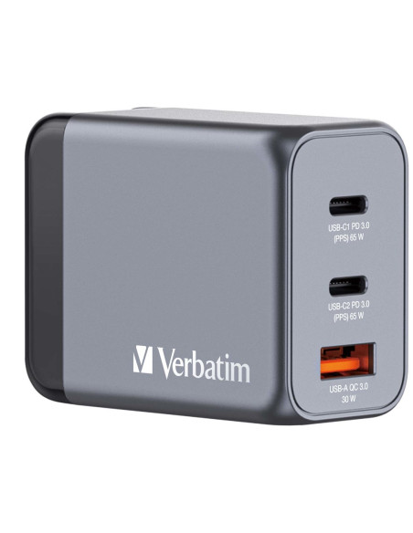 Ładowarka Sieciowa Verbatim Gan Gnc-65 2Xusb-C Uniwersalna
