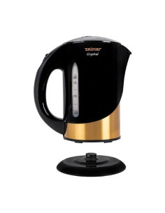 Czajnik Elektryczny Zelmer Zck7630 Crystal Gold 1,7 Litra 2200W Czarno-Złoty 2