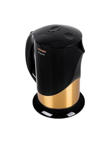 Czajnik Elektryczny Zelmer Zck7630 Crystal Gold 1,7 Litra 2200W Czarno-Złoty