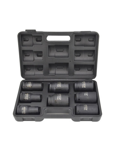 Awtools Zestaw Nasadek Udarowych 3/4"  8Cz./17-38Mm/ Długie Black Line