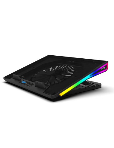 Inca Inc-608Gms Stojak Na Laptop Podstawka Na Notebooka Czarny 43,2 Cm (17")