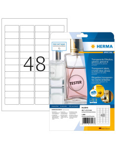 Herma 8016 Etykiet Do Nadruku Przezroczysty Samoprzylepne Etykiety Do Drukowania 2