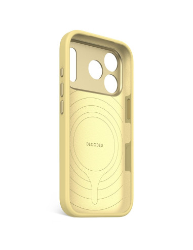 Decoded Silicone Backcover Apple Iphone 17 Pro Yuma Yellow Pokrowiec Na Telefon Komórkowy 16 Cm (6.3") Żółty