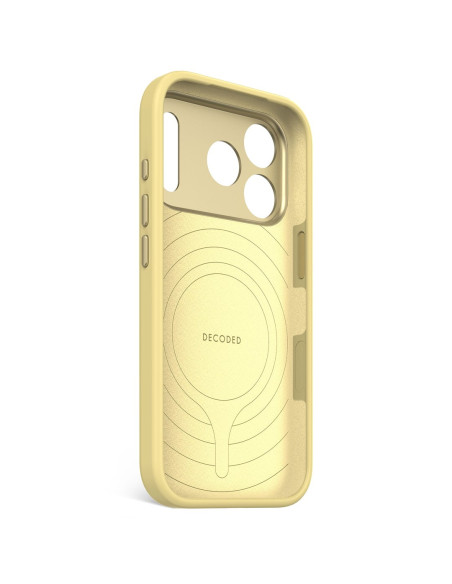 Decoded Silicone Backcover Apple Iphone 17 Pro Yuma Yellow Pokrowiec Na Telefon Komórkowy 16 Cm (6.3") Żółty