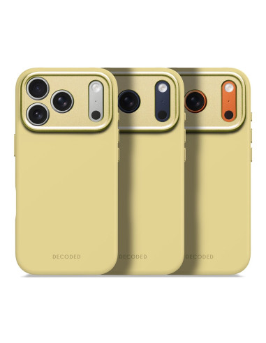 Decoded Silicone Backcover Apple Iphone 17 Pro Yuma Yellow Pokrowiec Na Telefon Komórkowy 16 Cm (6.3") Żółty