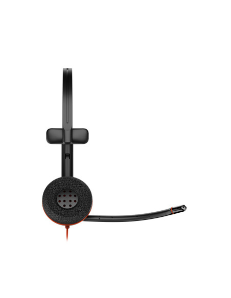 Poly Blackwire 3210 Monaural Usb-C Headset +Usb-C/A Adapter