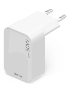 Hama 00201954 Ładowarka Do Urządzeń Przenośnych Smartfon, Tablet Biały Prąd Przemienny Szybkie Ładowanie Wewnętrzna