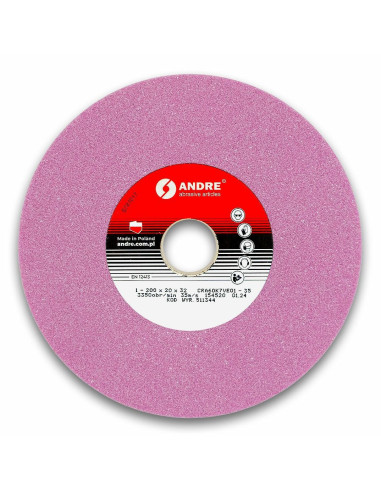 Andre Ściernica Płaska 200Mm X 20Mm X 32Mm Cra60K7Ve01-35 Różowa "Typ 1"