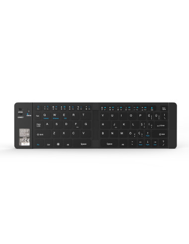 Inca Ibk-579Bt Klawiatura Dom Bluetooth Metaliczny, Srebrny