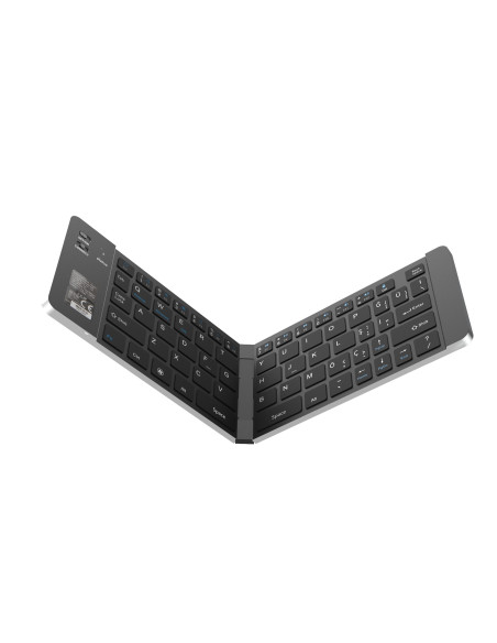 Inca Ibk-579Bt Klawiatura Dom Bluetooth Metaliczny, Srebrny