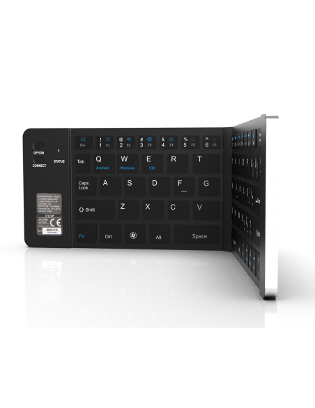 Inca Ibk-579Bt Klawiatura Dom Bluetooth Metaliczny, Srebrny