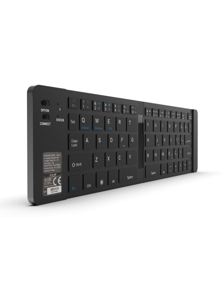 Inca Ibk-579Bt Klawiatura Dom Bluetooth Metaliczny, Srebrny