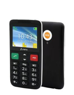 Olympia Mobiltelefon Lux Groăźtasten Schwarz