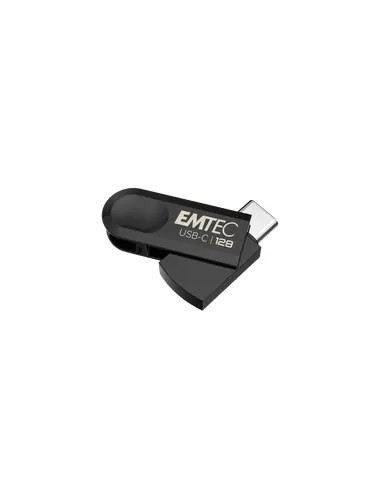 Emtec C280 Pamięć Usb 128 Gb Usb Type-C 3.2 Gen 1 (3.1 Gen 1) Czarny