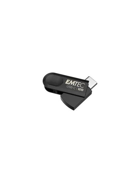 Emtec C280 Pamięć Usb 128 Gb Usb Type-C 3.2 Gen 1 (3.1 Gen 1) Czarny