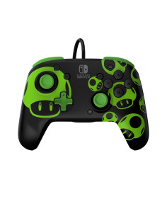 Pdp Rematch: 1-Up Glow In The Dark Czarny, Zielony Usb Gamepad Analogowa/Cyfrowa Nintendo Switch, Nintendo Switch Oled