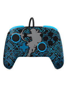 Pdp Rematch: Sheikah Shoot Czarny, Niebieski Usb Gamepad Analogowa/Cyfrowa Nintendo Switch, Nintendo Switch Lite, Nintendo Switc