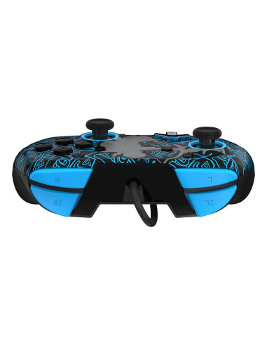 Pdp Rematch: Sheikah Shoot Czarny, Niebieski Usb Gamepad Analogowa/Cyfrowa Nintendo Switch, Nintendo Switch Lite, Nintendo Switc