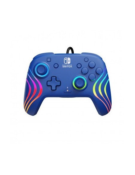 Pdp Afterglow Wave Niebieski Usb Gamepad Analogowa/Cyfrowa Nintendo Switch, Nintendo Switch Oled