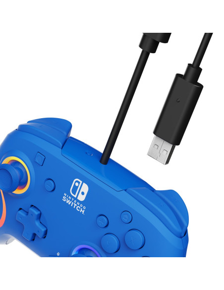 Pdp Afterglow Wave Niebieski Usb Gamepad Analogowa/Cyfrowa Nintendo Switch, Nintendo Switch Oled