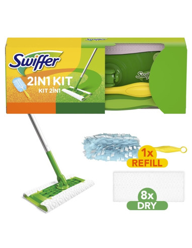 Kit 2In1 Floor And Dust Broom Swiffer