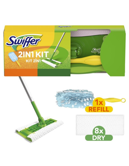 Kit 2In1 Floor And Dust Broom Swiffer