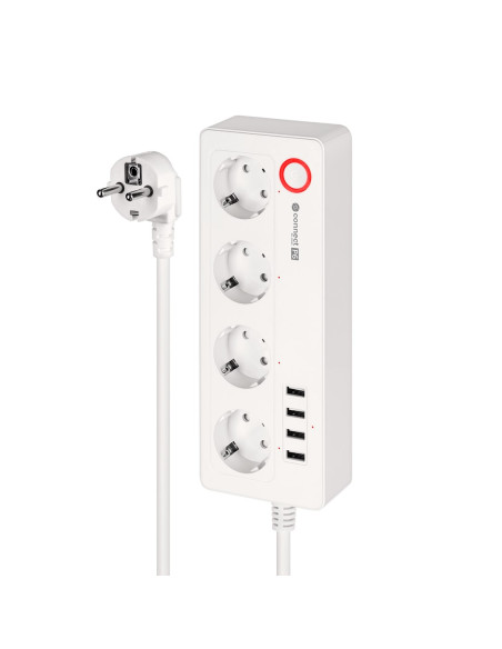 Listwa Sieciowa Kruger&Matz 4 Gniazda Typu Niemieckiego I 4Xusb 2100 Ma Connect P6  Tuya