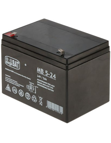 Akumulator 24V/5Ah-Mb Megabat