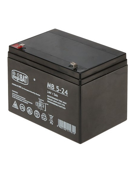 Akumulator 24V/5Ah-Mb Megabat