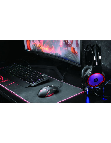 Conceptronic Djebbel 8 Myszka Gaming Dla Praworęcznych Usb Typu-A Optyczny 4000 Dpi