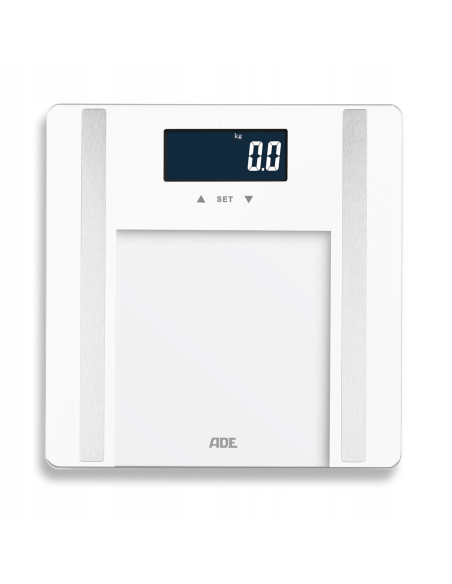 Ade Ba2300-2 Waga Kwadrat Biały Elektroniczna Waga Osobista
