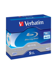 Płyta Bdr Verbatim 43748 (50Gb  6X  5Szt.  Slim Case)