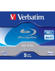 Płyta Bdr Verbatim 43748 (50Gb  6X  5Szt.  Slim Case) 2