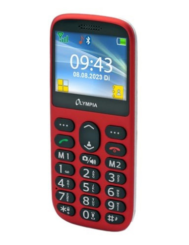 Olympia Mobiltelefon Sun Groăźtasten Rot