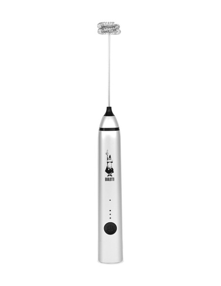 Bialetti 0006770 Spieniacz / Podgrzewacz Do Mleka Handheld Electric Milk Frother Stal Nierdzewna