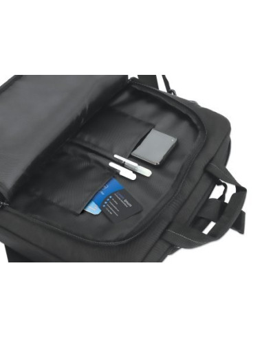 Manhattan 440363 Torba Na Laptop 35,8 Cm (14.1") Obudowa Na Messenger Czarny