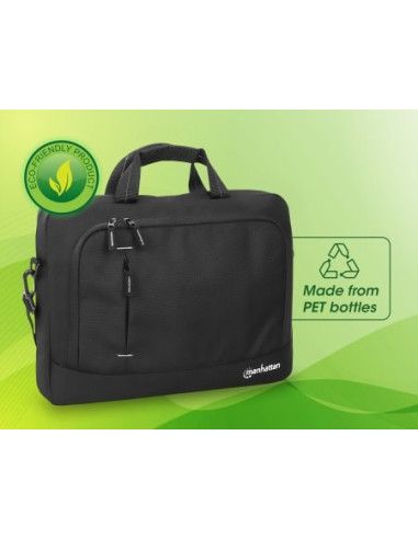 Manhattan 440363 Torba Na Laptop 35,8 Cm (14.1") Obudowa Na Messenger Czarny