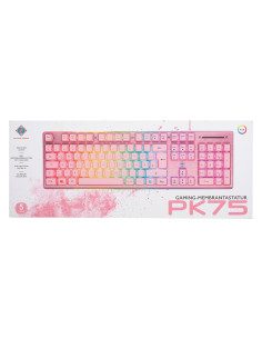 Deltaco Gaming Gam-021-Rgb-P-De Klawiatura Usb Qwertz Niemiecki Różowy 2