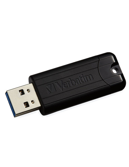 Verbatim Pinstripe Pamięć Usb 128 Gb Usb Typu-A 3.2 Gen 1 (3.1 Gen 1) Czarny