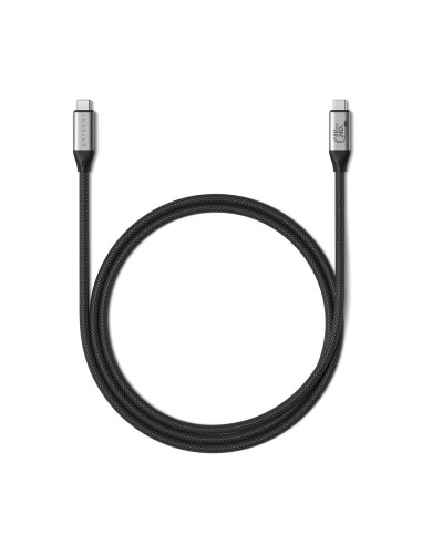 Satechi Usb4 V2 Pro Cable Kabel Usb Usb4 Gen 4X2 1,2 M Usb C 120 Gbit/S 240 W Srebrny, Czarny