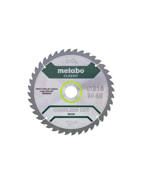 Metabo Piła Tarczowa Hw/Ct 216X30X40Z