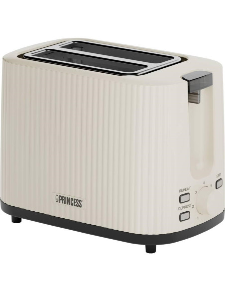 Princess Wave Toaster | 142337 | Power 930 W | Number Of Slots 2 | Housing Material Plastic | Beige