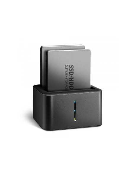 Axagon Adsa-D25 Stacja Dokująca Do Dysków Twardych Usb 3.2 Gen 1 (3.1 Gen 1) Type Micro-B Czarny