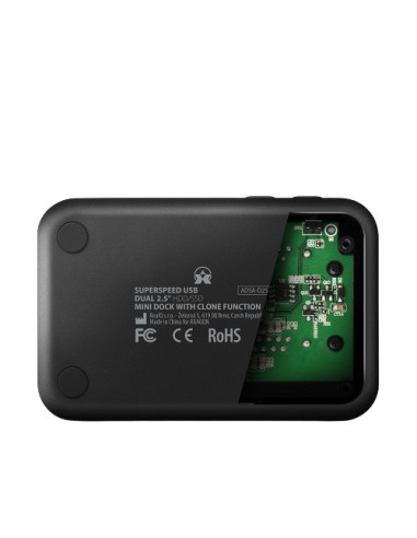 Axagon Adsa-D25 Stacja Dokująca Do Dysków Twardych Usb 3.2 Gen 1 (3.1 Gen 1) Type Micro-B Czarny