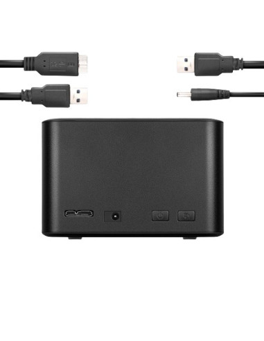 Axagon Adsa-D25 Stacja Dokująca Do Dysków Twardych Usb 3.2 Gen 1 (3.1 Gen 1) Type Micro-B Czarny