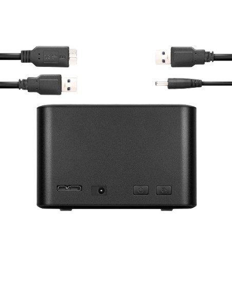 Axagon Adsa-D25 Stacja Dokująca Do Dysków Twardych Usb 3.2 Gen 1 (3.1 Gen 1) Type Micro-B Czarny