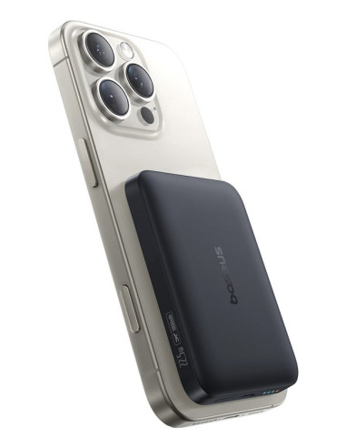 Powerbank Baseus Enerfill Fm11 Ultra-Mini 10000Mah 22,5W Kompatybilny Z Magsafe Z Kablem Baseus Simple Usb-C 20V/3A 30Cm - Czarn