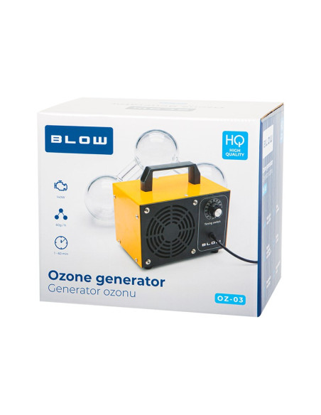 Generator Ozonu Blow Oz-03 Pomarańczowy Ozonator 60 000 Mg/H 140W