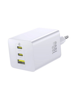 Ładowarka Sieciowa Baseus Enerfill Fe11 2 X Usb-C / Usb-A 100W - Biała 2